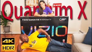 Vizio PSeries Quantum X 4K HDR TV Unboxing amp Initial Setup  Demo 4K HDR [upl. by Carnahan]