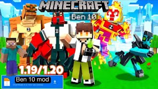 BEST BEN 10 IN MINECRAFT MODOP BEN 10 MOD DOWNLOAD [upl. by Eninaej422]