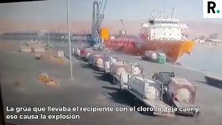 Video  fatal accidente químico en Jordania envenena a varias personas cerca de un puerto [upl. by Nac]