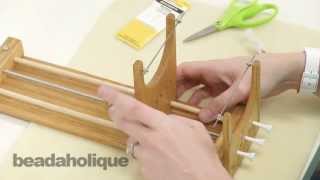 How to Use the Ricks Beading Loom [upl. by Attenev]