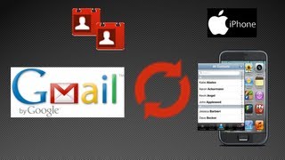 Sync Gmail Google mail amp iPhone or iPad contacts [upl. by Gallenz965]