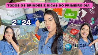 CIOSP 2024  Todos os Brindes que peguei no Primeiro Dia  Dicas ciosp vlog odontologia [upl. by Helbon]