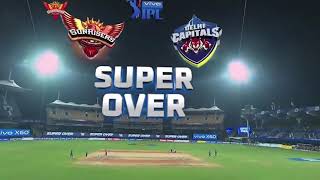 SRH vs DC Super over  IPL 2021 Super over dc vs srh [upl. by Aleil]