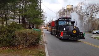 2015 Santa Parade  Kings Park Fire Department [upl. by Enyak]