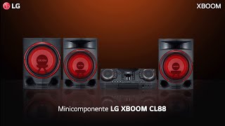 Minicomponente LG XBOOM CL88  ¡Que empiece la fiesta [upl. by Nylavad729]