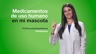 ¿Puedo utilizar medicamentos de uso humano en mi mascota Tu Farmacéutico Informa  Farmascotas [upl. by Storer587]