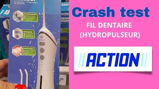 CRASH TEST FIL DENTAIRE quotHYDROPULSEURquot ACTION ACTION actionaddict crashtest dents optismile [upl. by Leonanie]