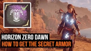 Horizon Zero Dawn How to get the secret armor Shield Weaver Armor [upl. by Ezirtaeb]