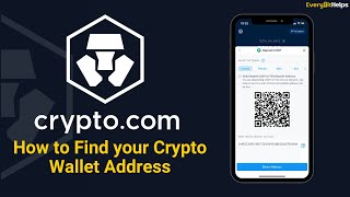 How to Find a Crypto Wallet Address on Cryptocom [upl. by Asirehc]