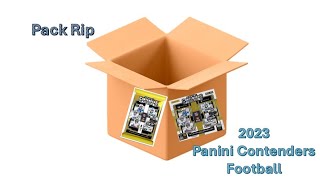 Pack Rip2023 Panini Contenders Football [upl. by Ellegna]