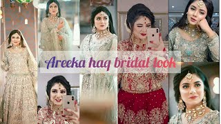 Areeka haq latest bridal looks Tiktok  Bridal photoshoot❤💕😊💓👌 [upl. by Hen]