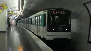 Paris MF67 Métro 10  Église dAuteuil [upl. by Yornek24]