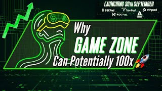 Why GameZone Has 100x Potential  GZONE IDO September 30th Low Market Cap Gem [upl. by Nannoc746]