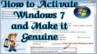 How to Activate Windows 7 amp Make it Genuine Without any Activation Software or Loader 100 Working [upl. by Wettam]