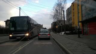 TRASA KRAKÓW GALERIA BONARKA  PLAC TARGOWY RYBITWY 18022018 [upl. by Auqenes]