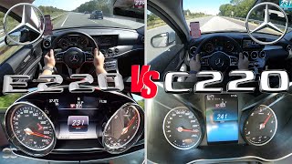 2019 MercedesBenz E220d VS 2019 MercedesBenz C220d [upl. by Enad184]