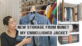 NEW STORAGE FROM NUNET  MY EMBELLISHED JACKET nunet storagesolutions fashion [upl. by Legir]