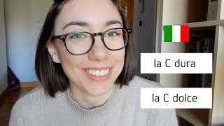 Italian pronunciation la C dura hard C e la C dolce soft C  Learn Italian with Lucrezia [upl. by Calesta417]