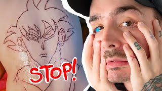 Guy With Tattooed Eyeball Reacts To Bad Tattoos again [upl. by Ahsiya]