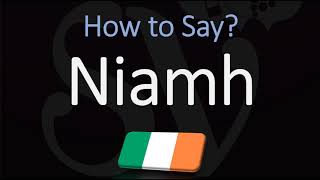 How to Pronounce Niamh CORRECTLY Irish Names Pronunciation [upl. by Delora189]