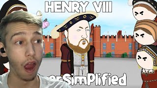 Henry VIII  OverSimplified REACTION [upl. by Nilkoorb]