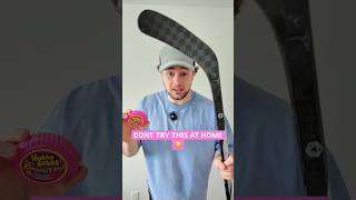 Taping my hockey stick with gum hockeyfans icehockey hockey [upl. by Lenard850]