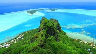 MAUPITI ISLAND  Panoramic Time Lapse View [upl. by Dnomad169]