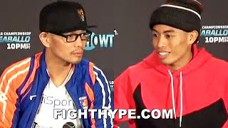 NONITO DONAIRE VS REYMART GABALLO FINAL PRESS CONFERENCE amp FACE OFF [upl. by Ylicic]