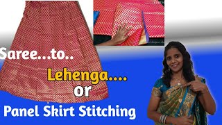 Lehenga skirt cutting and stitching  12 panel skirt  Tailoring in tamil  Basic class [upl. by Bautista829]