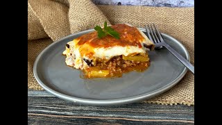 Moussaka griechischer Auflauf mit Auberginen Kartoffeln und Hackfleisch  Thermomix® TM5®  TM6® [upl. by Suoicerp]