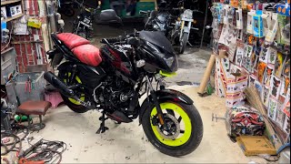 Cheapest Modification 🔥  Bajaj Pulsar 150 Tastefully Modified 😎  Modified Pulsar 150 [upl. by Apur]