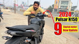 New Bajaj Pulsar N150 2024 model Bluetooth Digital Meter Launch Price Mileage Features Full Review [upl. by Ecirual]