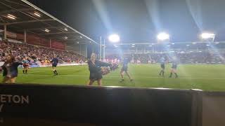 John Bennison try scorer a hattrick St Helens vs Castleford Tigers Friday 13th September 2024 [upl. by Annaihs]