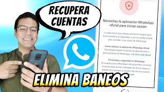 NUEVO WHATSAPP PLUS Ultima Versión ✅ ELIMINA Baneo Necesitas Instalar la versión Oficial 😱 [upl. by Melony878]