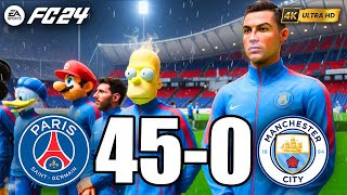 FIFA 23  RONALDO MESSI SPIDERMAN ALL STARS  PSG 450 Manchester City [upl. by Wallace977]