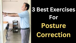 3 Best Exercises For Posture Correction Neck Upper Back amp Lower Back Exercise [upl. by Prunella906]