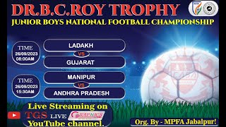 DAY 3  1st Match AIFF Junior Boys National Football Championship DRBCROY TROPHY  MPFA JABALPUR [upl. by Aiekahs324]