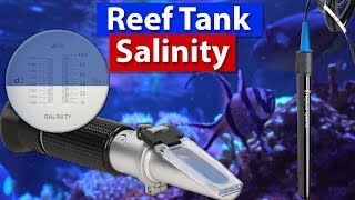 Reef Tank Salinity  Ranges Refractometer Neptune Apex Conductivity probe [upl. by Elleirda]