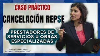 Cancelación REPSE a Prestadores de Servicios u Obras Especializadas por Incumplimiento de Obligación [upl. by Adnilram739]