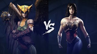 Injustice  Hawkgirl vs Wonder Woman [upl. by Coralie112]