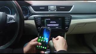 Skoda SuperB Bluetooth Bağlantisi Nasil yapilir [upl. by Alexio783]