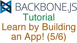 Learn Backbonejs Tutorial by Building a RESTful API App 56  GET and POST Requests to MongoDB [upl. by Lauraine]