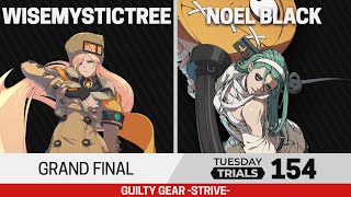 Tuesday Trials 154 GGST Grand Final  WiseMysticTree Millia vs Noel Black ABA [upl. by Alludba]