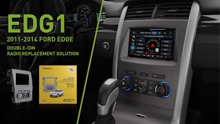 iDatalink Maestro EDG1  Installation tutorial for 20112014 Ford EdgeDoubleDin Radio Replacement [upl. by Ogires575]