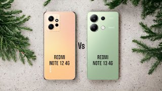 Redmi Note 12 4G ⚡ vs ⚡ Redmi Note 13 4G Full Comparison [upl. by Kenric331]