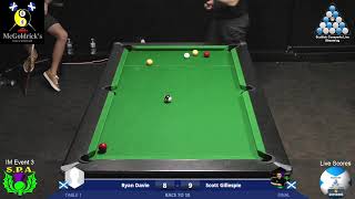 SPA IM Event 3 Final  Ryan Davie v Scott Gillespie [upl. by Noami]