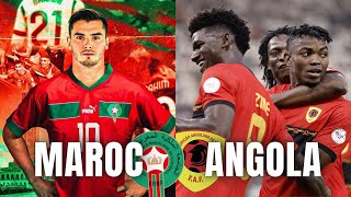 🇲🇦 MAROC  ANGOLA  Match Amical 1ère pour Brahim Diaz et Ben Seghir [upl. by Kcirdez]