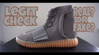 HOW TO TELL IF YOUR YEEZY 750 GREY GUM ARE REAL OR FAKE  YEEZY 750 LEGIT CHECK [upl. by Yasmeen]