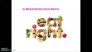 Alimentazione equilibrata [upl. by Editha]