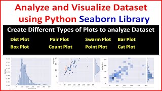 Analyze and Visualize Dataset using Python Seaborn  Create Different Types of Plots  SNS Plots [upl. by Ettedranreb]